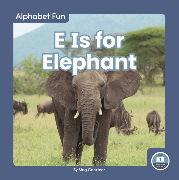 This fun book introduces readers to several words that start with the letter E. Vibrant photos closely match the text to build vocabulary. The book also includes a table of contents, a picture glossary, and an index. This Little Blue Readers title is at Level 1, aligned to reading levels of grades PreK–1 and interest levels of grades PreK–2.