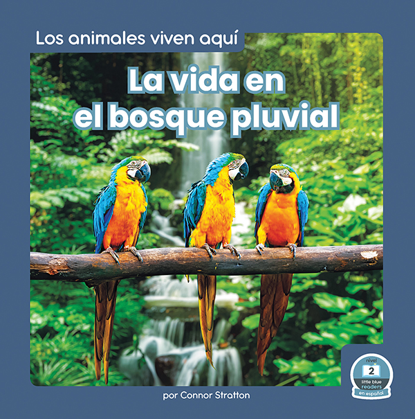 This title introduces readers to the kinds of animals that live in rain forests. Simple text, straightforward photos, and a photo glossary make this title the perfect introduction to life in the rain forest. This book also includes a table of contents, picture glossary, and index. This Little Blue Readers book is at Level 2, aligned to reading levels of grades K-1 and interest levels of grades PreK-2.