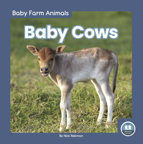 This adorable book gives young readers an up-close look at baby cows on the farm. Vibrant photos closely match the text to help early readers build vocabulary. The book also includes a table of contents, a picture glossary, and an index. This Little Blue Readers title is at Level 1, aligned to reading levels of grades PreK-1 and interest levels of grades PreK-2.