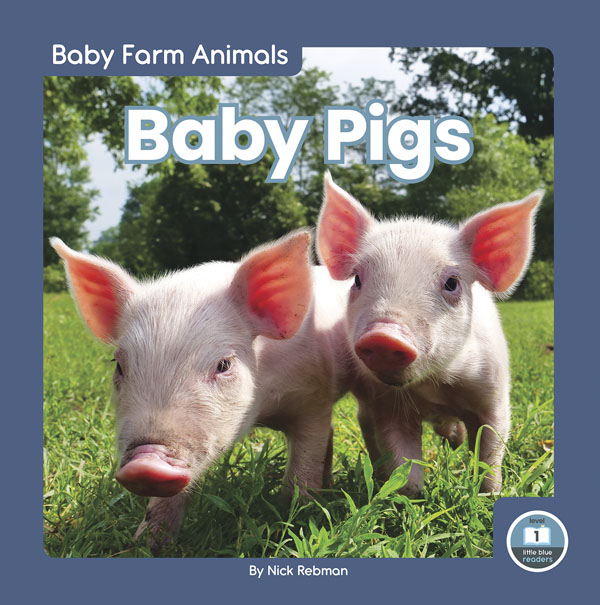 This adorable book gives young readers an up-close look at baby pigs on the farm. Vibrant photos closely match the text to help early readers build vocabulary. The book also includes a table of contents, a picture glossary, and an index. This Little Blue Readers title is at Level 1, aligned to reading levels of grades PreK-1 and interest levels of grades PreK-2.