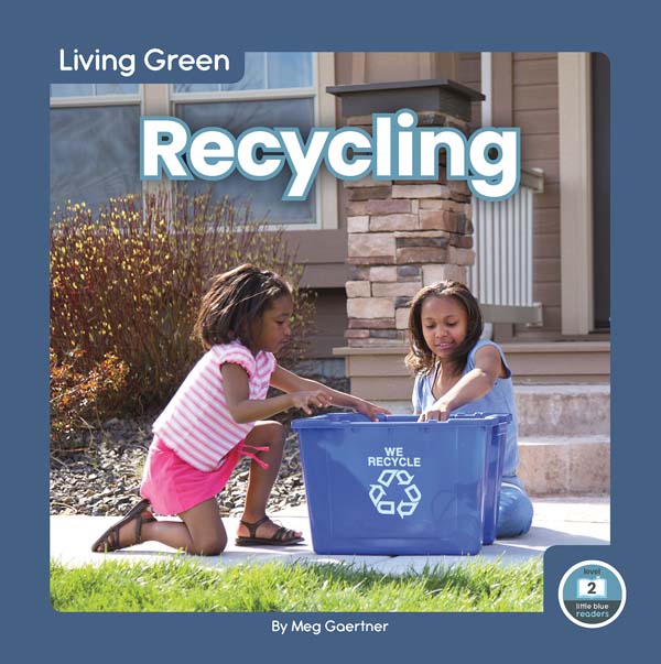 This engaging book shares with readers how they can live green and make a difference by recycling. The book includes easy-to-read text and vibrant photos, making it a great choice for beginning readers. It also includes a table of contents, picture glossary, and index. This Little Blue Readers book is at Level 2, aligned to reading levels of grades K-1 and interest levels of grades PreK-2.