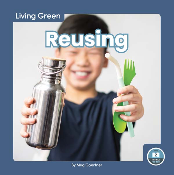 This engaging book shares with readers how they can live green and make a difference by reusing. The book includes easy-to-read text and vibrant photos, making it a great choice for beginning readers. It also includes a table of contents, picture glossary, and index. This Little Blue Readers book is at Level 2, aligned to reading levels of grades K-1 and interest levels of grades PreK-2.