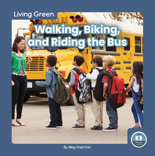 This engaging book shares with readers how they can live green and make a difference by walking, biking, and riding the bus. The book includes easy-to-read text and vibrant photos, making it a great choice for beginning readers. It also includes a table of contents, picture glossary, and index. This Little Blue Readers book is at Level 2, aligned to reading levels of grades K-1 and interest levels of grades PreK-2.