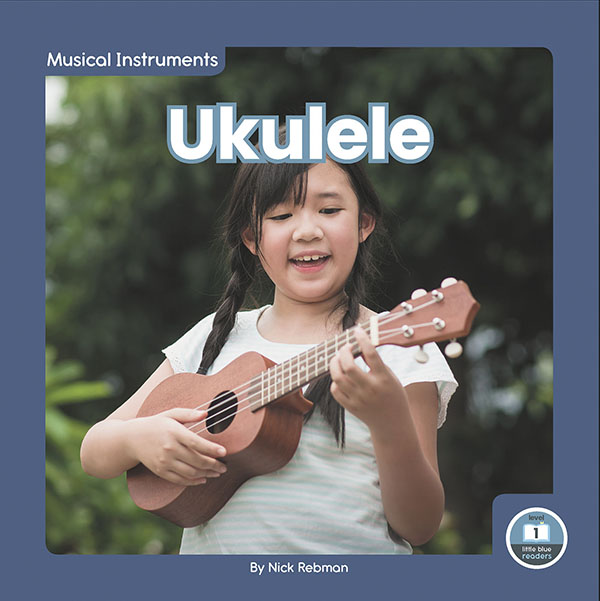 This fun book offers early readers a simple introduction to playing the ukulele. Vibrant photos closely match the text to help early readers build vocabulary. The book also includes a table of contents, a picture glossary, and an index. This Little Blue Readers title is at Level 1, aligned to reading levels of grades PreK-1 and interest levels of grades PreK-2.
