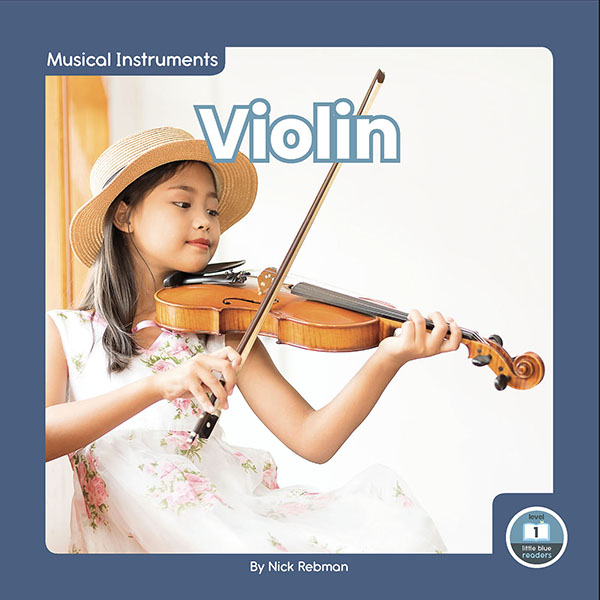 This fun book offers early readers a simple introduction to playing the violin. Vibrant photos closely match the text to help early readers build vocabulary. The book also includes a table of contents, a picture glossary, and an index. This Little Blue Readers title is at Level 1, aligned to reading levels of grades PreK-1 and interest levels of grades PreK-2.