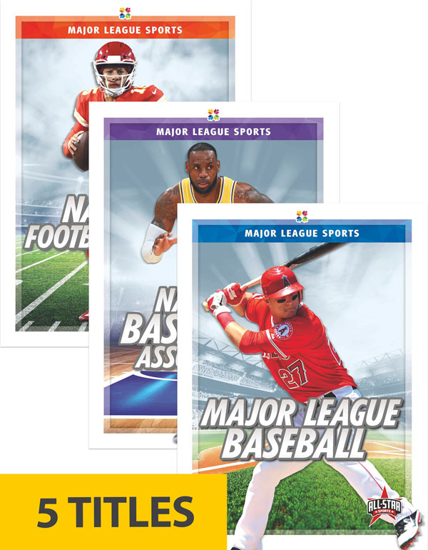 This series introduces readers to five major league sports, covering exciting moments, top competitors, and the history of each sport. Each title features informative sidebars, detailed infographics, vivid photos, and a glossary.