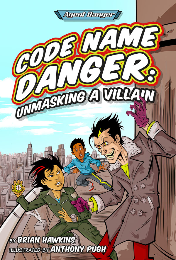As Will arrives on the Code Name Danger set, he’s eager to jump into filming—and to learn what it means to be a real-life secret agent. The cool gadgets, the flashy moves—Will wants them all. But when a villain from the Code Name Danger book series shows up in real life, threatening to rewrite history, Will is launched into his first mission. Fiction and fact are blurring, and it will take all Will’s training—and the help of partner Fresca, tech whiz Jarvis, and spymaster Ms. Z—to piece together the villain’s identity and stop him.

Will Washington plays a secret agent in the hit kids’ TV show Code Name Danger, based on the bestselling book series. What no one realizes is that he’s also a real-life undercover spy. Juggling filming, spy missions, and—ugh!—schoolwork is tough business. But Agent Danger is up for the task!
