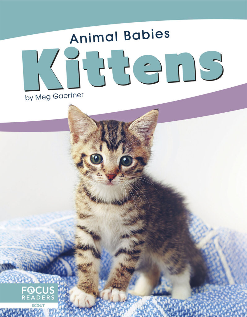 This title introduces readers to the first days, early changes, and growth of kittens. Simple text, straightforward photos, and a photo glossary make this title the perfect primer on baby cats.