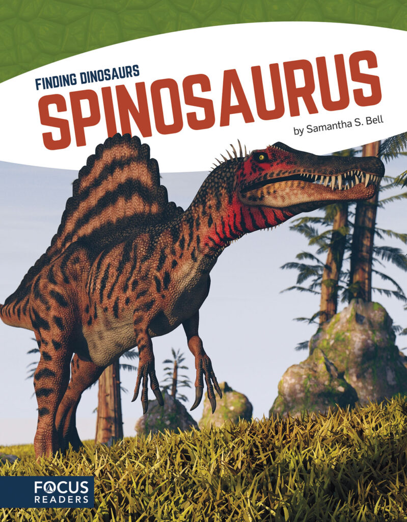 Explores what scientists have uncovered about Spinosaurus. Colorful photos and illustrations help bring each dinosaur to life as easy-to-read text guides readers through important discoveries about its appearance, diet, and habitat.