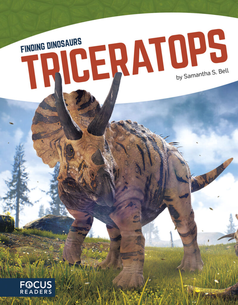 Explores what scientists have uncovered about Triceratops. Colorful photos and illustrations help bring each dinosaur to life as easy-to-read text guides readers through important discoveries about its appearance, diet, and habitat.