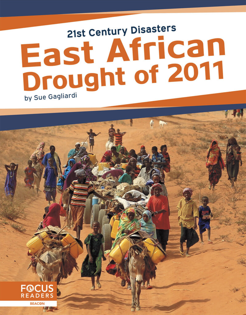 This book explores the cause, impact, and aftermath of the drought that spread throughout East Africa in 2011. Easy-to-read text, compelling photos, and a simple timeline give readers an age-appropriate look at how people prepare for and respond to droughts.