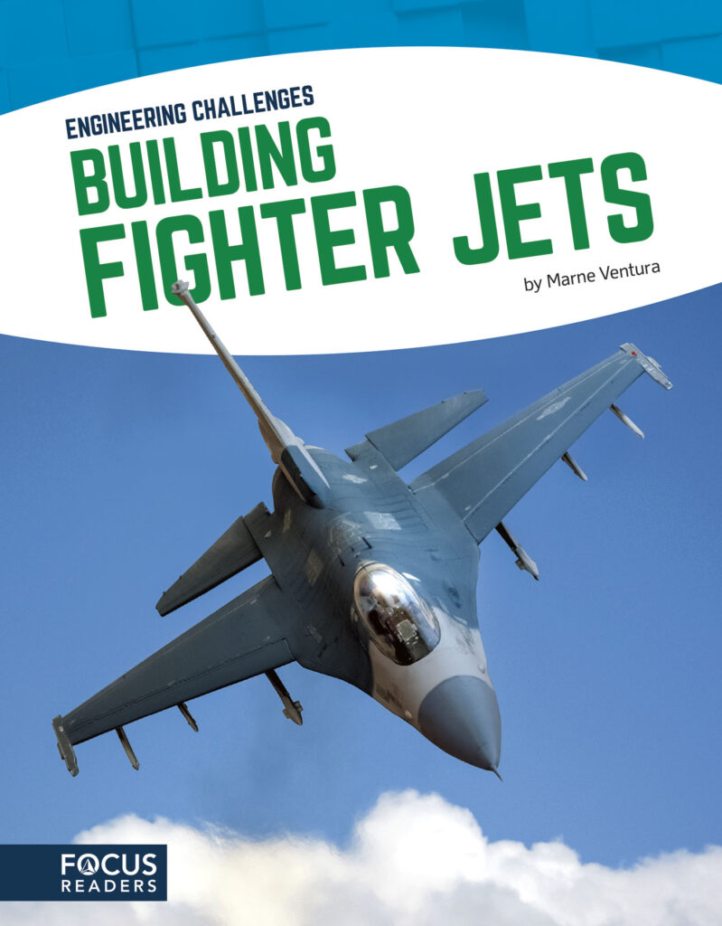 Explores the engineering challenges behind building fighter jets, as well as the creative solutions found to overcome those challenges. Accessible text, vibrant photos, and an engineering activity for readers provide a well-rounded introduction to the engineering process.