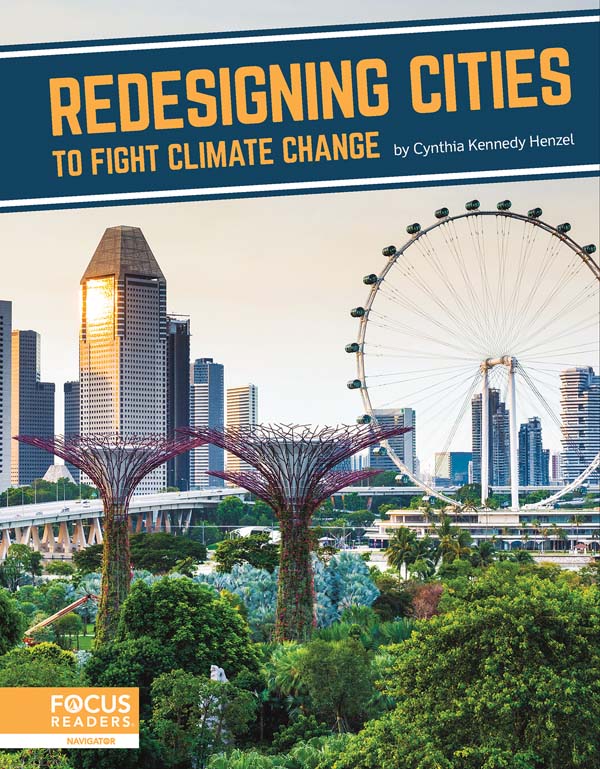 This informative title examines how cities contribute to and are vulnerable to climate change, how redesigning cities to both mitigate and adapt to the crisis, and the current challenges scientists face. This book also includes a table of contents, an infographic, informative sidebars, a “That’s Amazing” special feature, quiz questions, a glossary, additional resources, and an index. This Focus Readers title is at the Navigator level, aligned to reading levels of grades 3-5 and interest levels of grades 4-7.