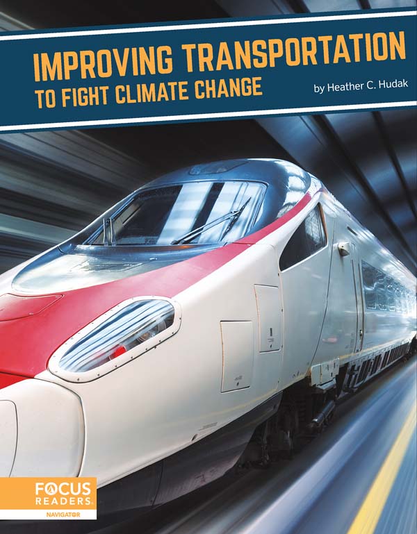 This informative title examines how transportation contributes to climate change, how improving transportation could help slow the crisis, and the current challenges scientists face. This book also includes a table of contents, an infographic, informative sidebars, a “That’s Amazing” special feature, quiz questions, a glossary, additional resources, and an index. This Focus Readers title is at the Navigator level, aligned to reading levels of grades 3-5 and interest levels of grades 4-7.