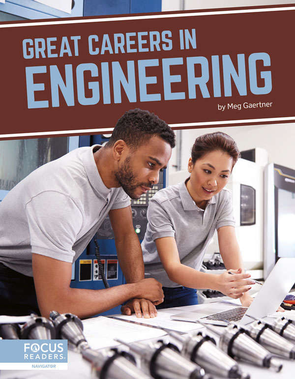 This engaging book highlights various careers in engineering, describing what each job typically involves and the training required to pursue it. The book also includes a table of contents, two infographics, informative sidebars, a 