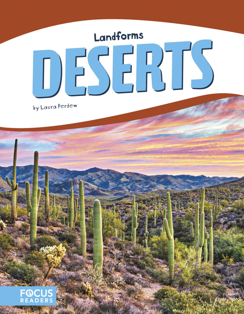 Explores the fascinating world of deserts. Readers will learn how deserts form and how they change over time, as well as the plants and animals that make deserts their home. Featuring vivid photographs, fun facts, focus questions, and resources for further research, this book is sure to support earth science education.