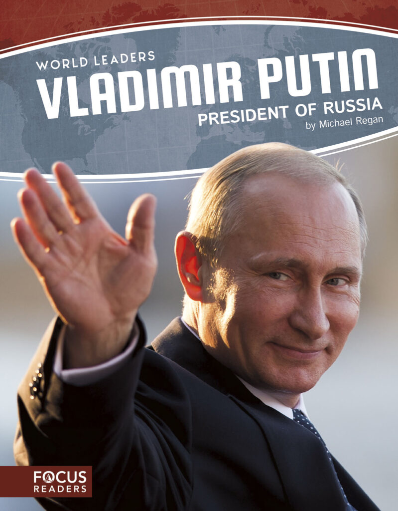 Introduces readers to the political career of Russian President Vladimir Putin. Engaging infographics, thought-provoking discussion questions, and eye-catching photos give the reader an invaluable look into Russia and the office of its current leader.
