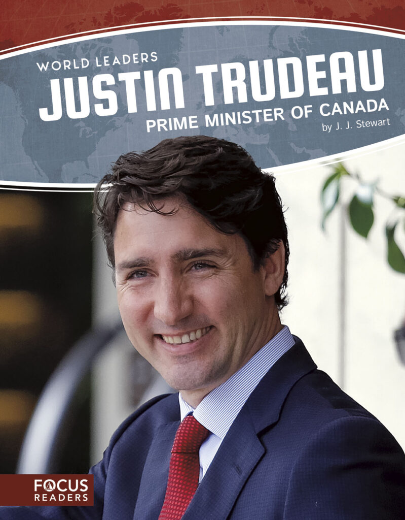 Introduces readers to the political career of Canadian Prime Minister Justin Trudeau. Engaging infographics, thought-provoking discussion questions, and eye-catching photos give the reader an invaluable look into Canada and the office of its current leader.