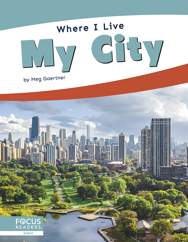 This title introduces early readers to their city. Simple text, engaging photos, and a photo glossary make this title the perfect introduction to the parts of a city.