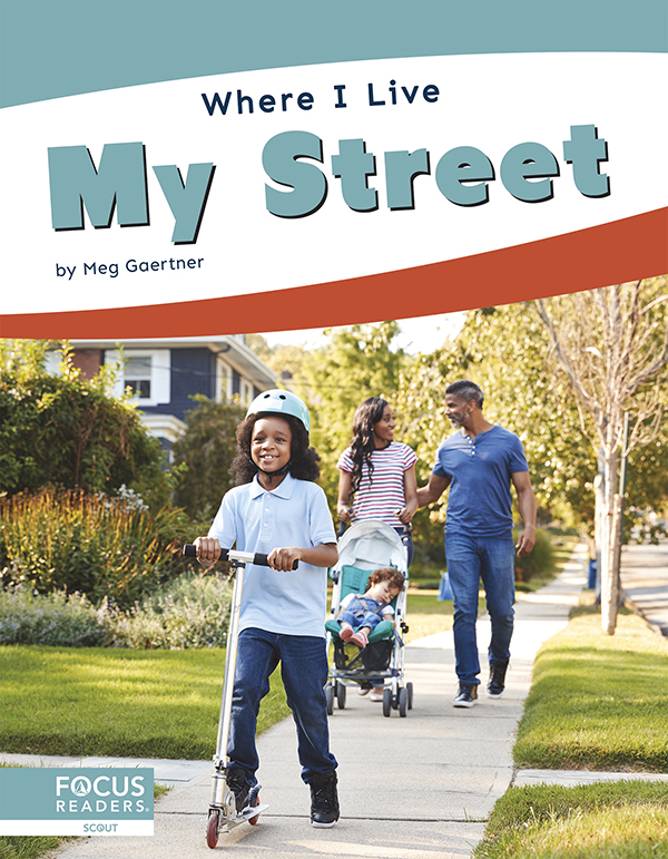 This title introduces early readers to their street. Simple text, engaging photos, and a photo glossary make this title the perfect introduction to the parts of a street.