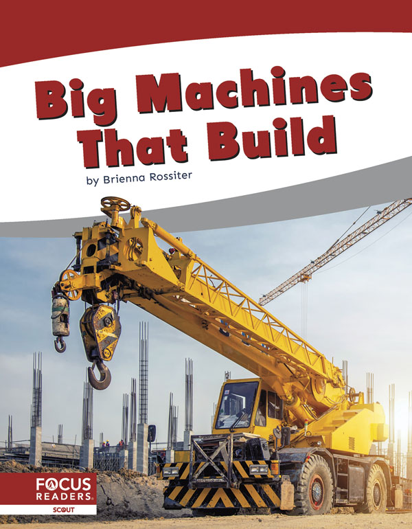 This fun book provides a simple explanation of cranes, construction trucks, and other machines that build. Labeled photos and a photo glossary help make the text engaging and easy to read.