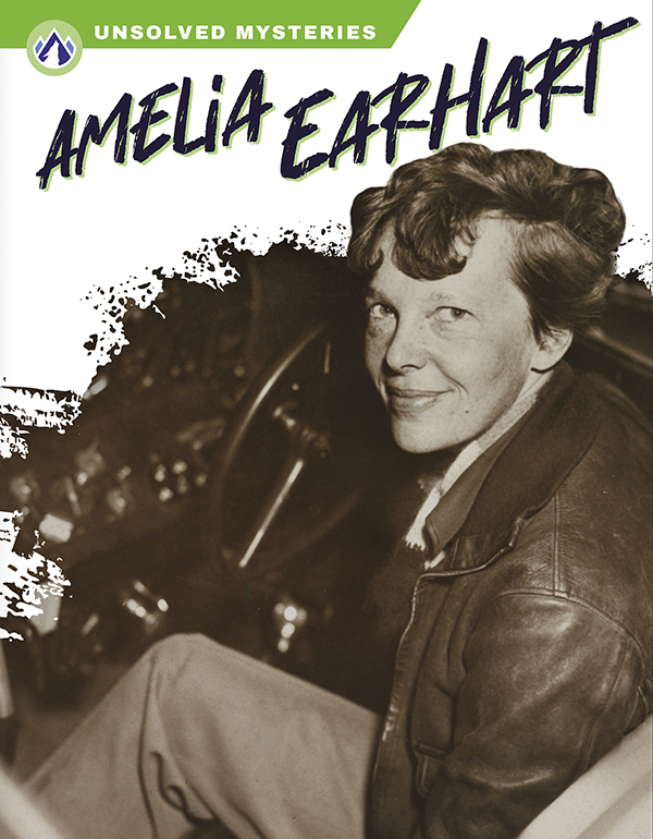 This book describes the mysterious disappearance of Amelia Earhart and people’s theories about what might have happened. Short paragraphs of easy-to-read text are paired with plenty of colorful photos to make reading engaging and accessible. The book also includes a table of contents, fun facts, sidebars, comprehension questions, a glossary, an index, and a list of resources for further reading. Apex books have low reading levels (grades 2-3) but are designed for older students, with interest levels of grades 3-7.