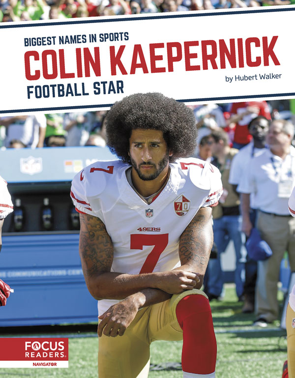 This exciting book introduces readers to the life and career of football star Colin Kaepernick. Colorful spreads, fun facts, interesting sidebars, and a map of important places in his life make this a thrilling read for young sports fans.