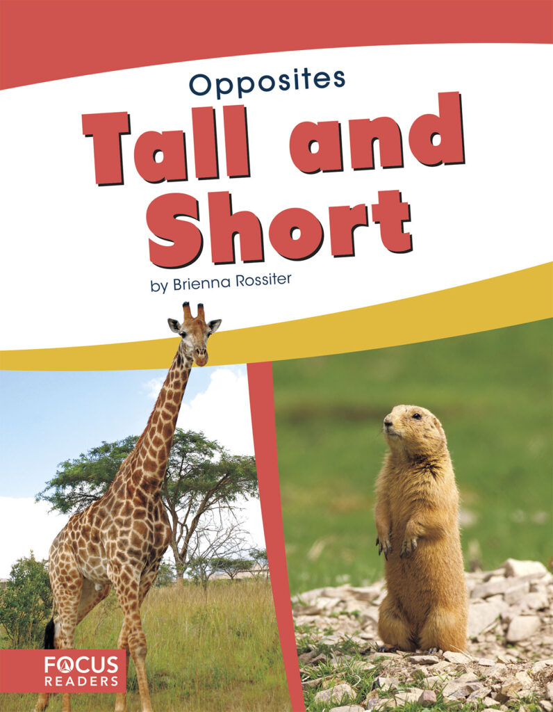Introduces readers to the concept of opposites through the pairing of tall and short. Simple text, straightforward photos, and a photo glossary make this title the perfect primer on a common pair of opposites.