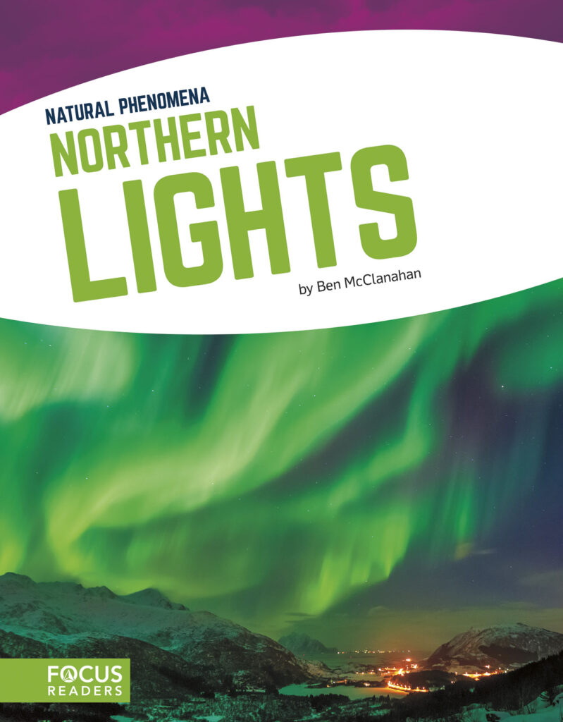 Explains what causes the northern lights. Beautiful photos, fact-filled text, and helpful infographics help readers learn all about the science behind this phenomenon as well as ways that people study or protect it.