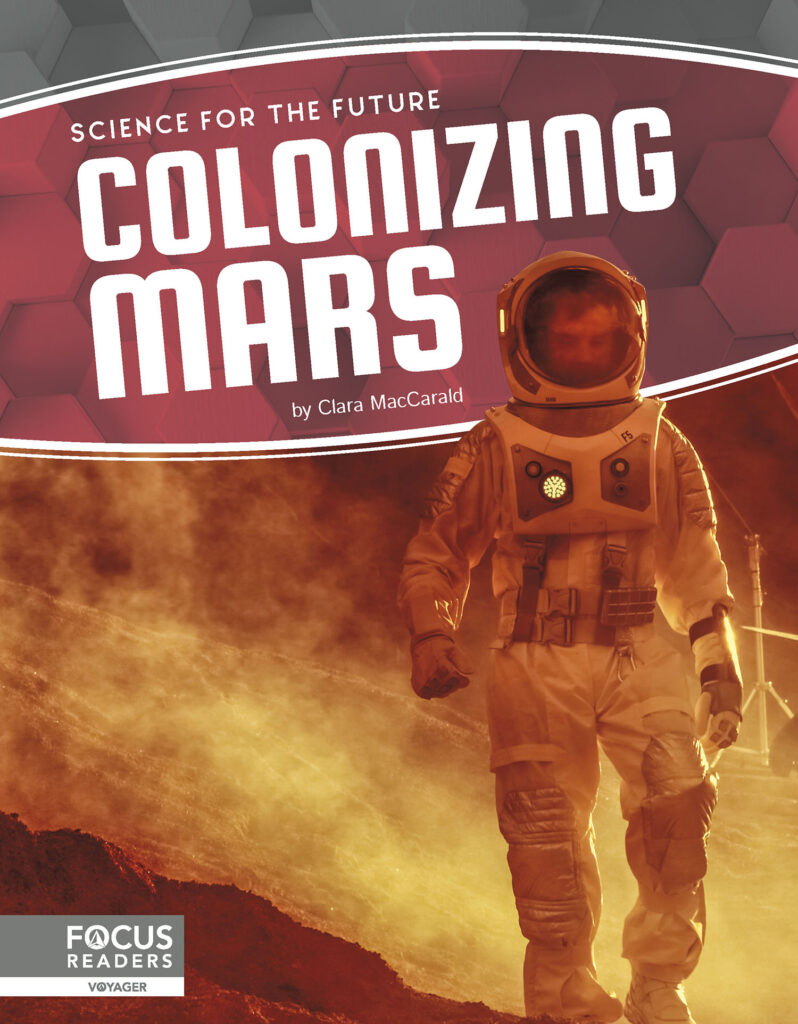 Explores plans for building a colony on Mars, focusing on its history, current developments, and potential for future discoveries. Clear text, vibrant photos, and helpful infographics make this book an accessible and engaging read. Plus, two 