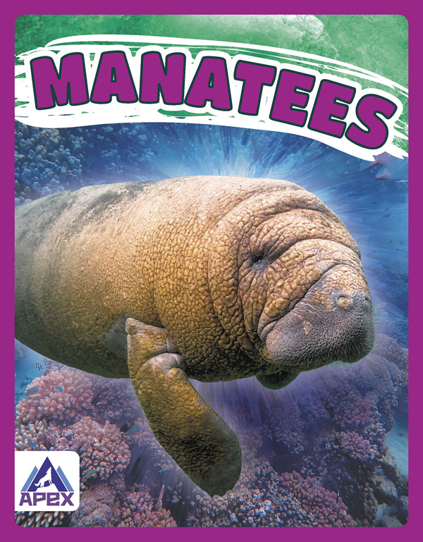 This book gives fascinating facts about manatees and their lives in the wild. Short paragraphs of easy-to-read text are paired with plenty of colorful photos to make reading engaging and accessible. The book also includes a table of contents, fun facts, sidebars, comprehension questions, a glossary, an index, and a list of resources for further reading.