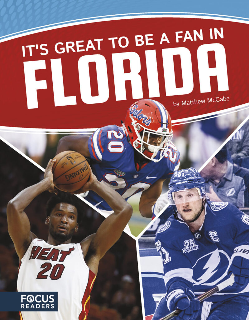 Explores the confluence between sports, history, economics, and geography in Florida. Informative text, athlete bios, vibrant pictures, and engaging infographics come together to provide a unique perspective of how sports and culture relate in this state.