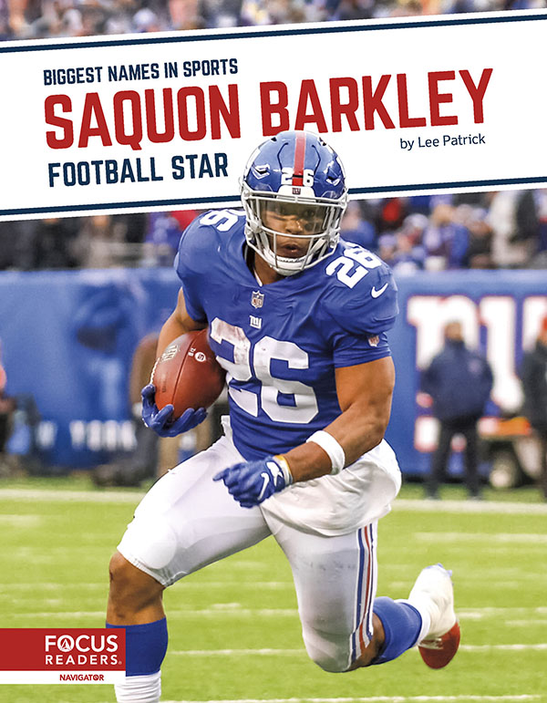 This exciting book introduces readers to the life and career of football star Saquon Barkley. Colorful spreads, fun facts, interesting sidebars, and a map of important places in his life make this a thrilling read for young sports fans.