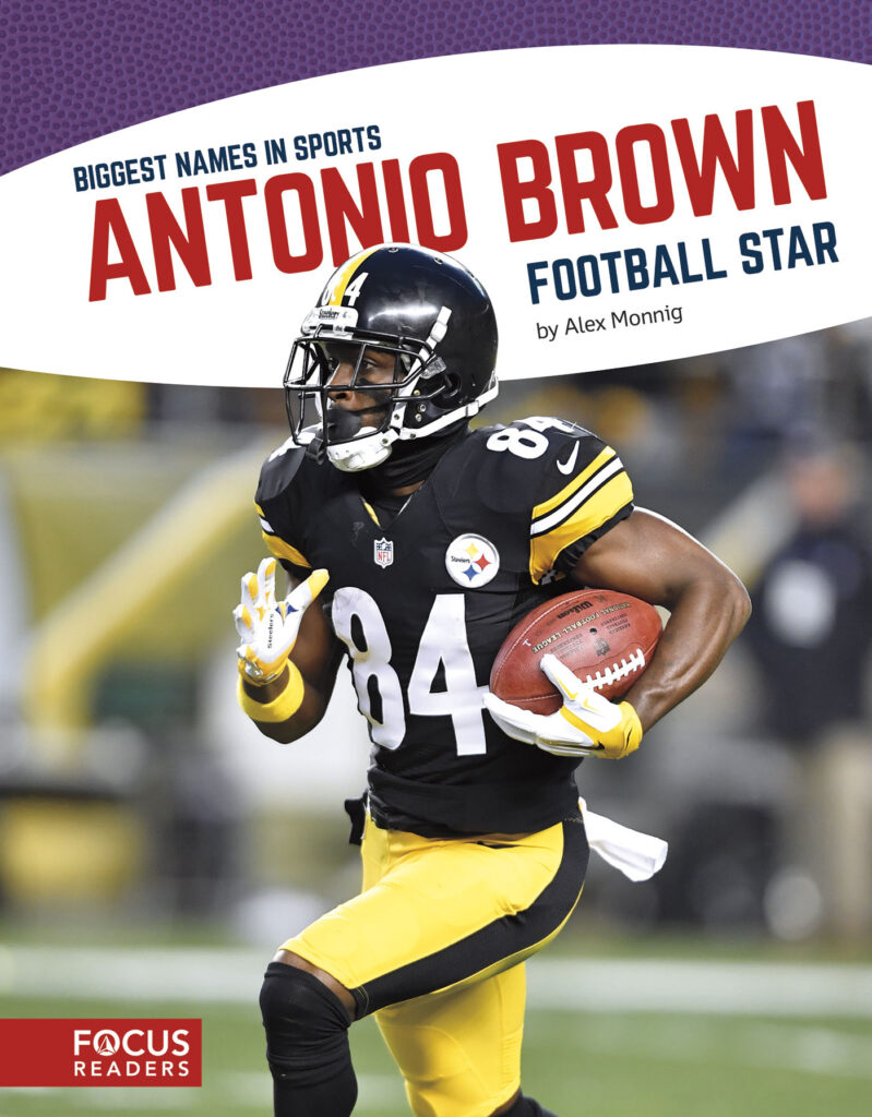 Introduces readers to the life and career of football star Antonio Brown. Colorful spreads, fun facts, interesting sidebars, and a map of important places in his life make this a thrilling read for young sports fans.