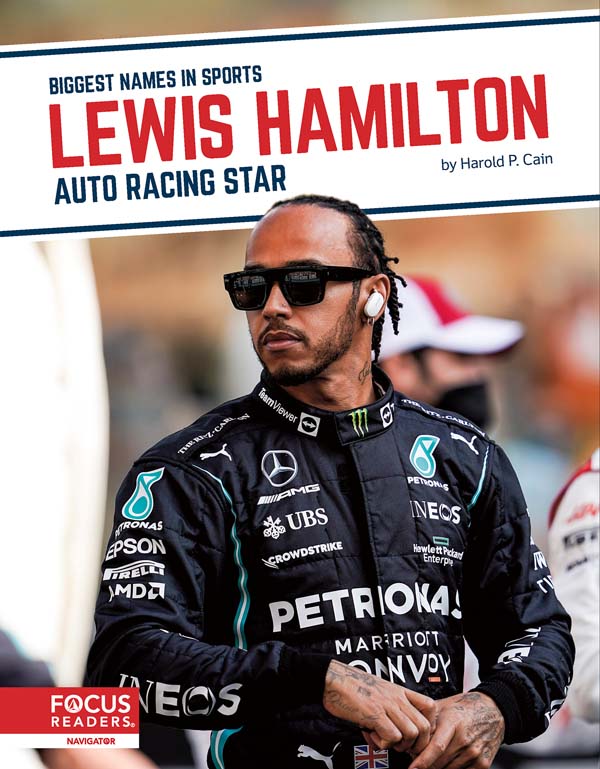 This exciting book introduces readers to the life and career of auto racing star Lewis Hamilton. Colorful photos, fun facts, interesting sidebars, and a map of important places in his life make this a thrilling read for young sports fans. This Focus Readers series is at the Navigator level, aligned to reading levels of grades 3-5 and interest levels of grades 4-7.