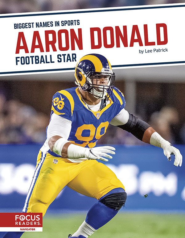 This exciting book introduces readers to the life and career of football star Aaron Donald. Colorful spreads, fun facts, interesting sidebars, and a map of important places in his life make this a thrilling read for young sports fans.