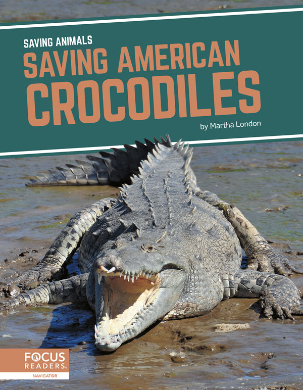This title explores the role of American crocodiles in their habitats, how humans have threatened the animal's existence, and efforts being taken to protect them. Clear text, vibrant photos, and helpful infographics make this book an accessible and engaging read.