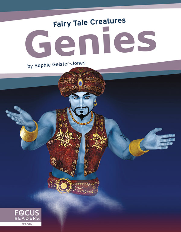 This book introduces readers to tales of genies, from ancient myths to modern stories. The book also includes a table of contents, one infographic, informative sidebars, a 