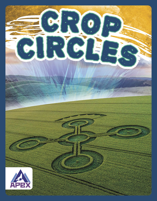 This book introduces readers to places where crop circles have suddenly appeared, some possible explanations, and what people still don’t know for sure. Short paragraphs of easy-to-read text are paired with eye-catching images to make reading engaging and accessible. The book also includes a table of contents, fun facts, sidebars, comprehension questions, a glossary, an index, and a list of resources for further reading. Apex books have low reading levels (grades 2-3) but are designed for older students, with interest levels of grades 3-7.