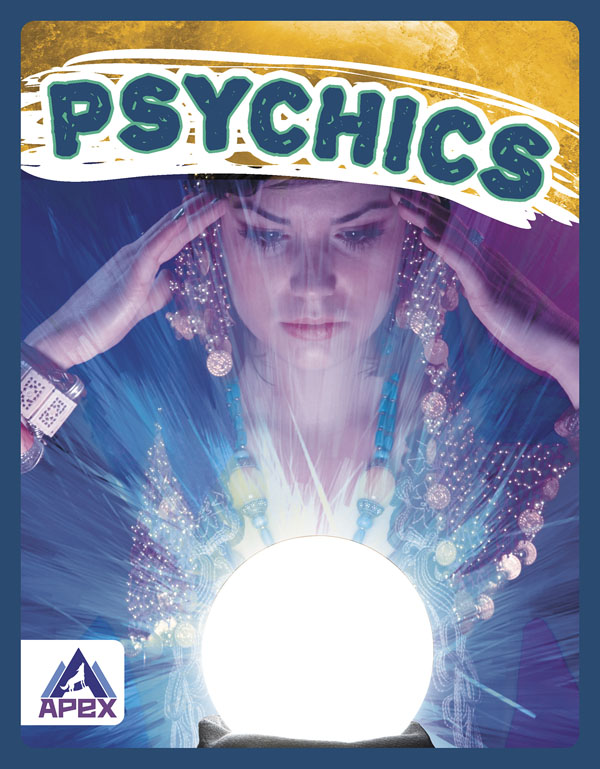 This book introduces readers to strange stories of psychics, some possible explanations, and what people still don’t know for sure. Short paragraphs of easy-to-read text are paired with eye-catching images to make reading engaging and accessible. The book also includes a table of contents, fun facts, sidebars, comprehension questions, a glossary, an index, and a list of resources for further reading. Apex books have low reading levels (grades 2-3) but are designed for older students, with interest levels of grades 3-7.