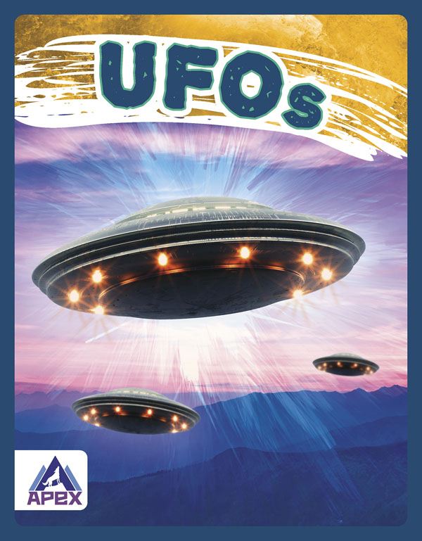 This book introduces readers to famous UFO sightings, revealing what the legends claim, some possible explanations, and what people still don’t know for sure. Short paragraphs of easy-to-read text are paired with eye-catching images to make reading engaging and accessible. The book also includes a table of contents, fun facts, sidebars, comprehension questions, a glossary, an index, and a list of resources for further reading. Apex books have low reading levels (grades 2-3) but are designed for older students, with interest levels of grades 3-7.