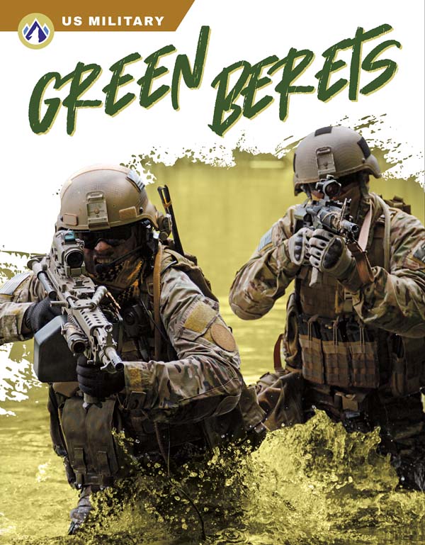 This book gives an exciting overview of the Green Berets, from when this special force first formed to its missions and members today, as well as their tasks, equipment, and training. Short paragraphs of easy-to-read text are paired with plenty of photos to make reading engaging and accessible. The book also includes a table of contents, fun facts, sidebars, comprehension questions, a glossary, an index, and a list of resources for further reading. Apex books have low reading levels (grades 2-3) but are designed for older students, with interest levels of grades 3-7.
