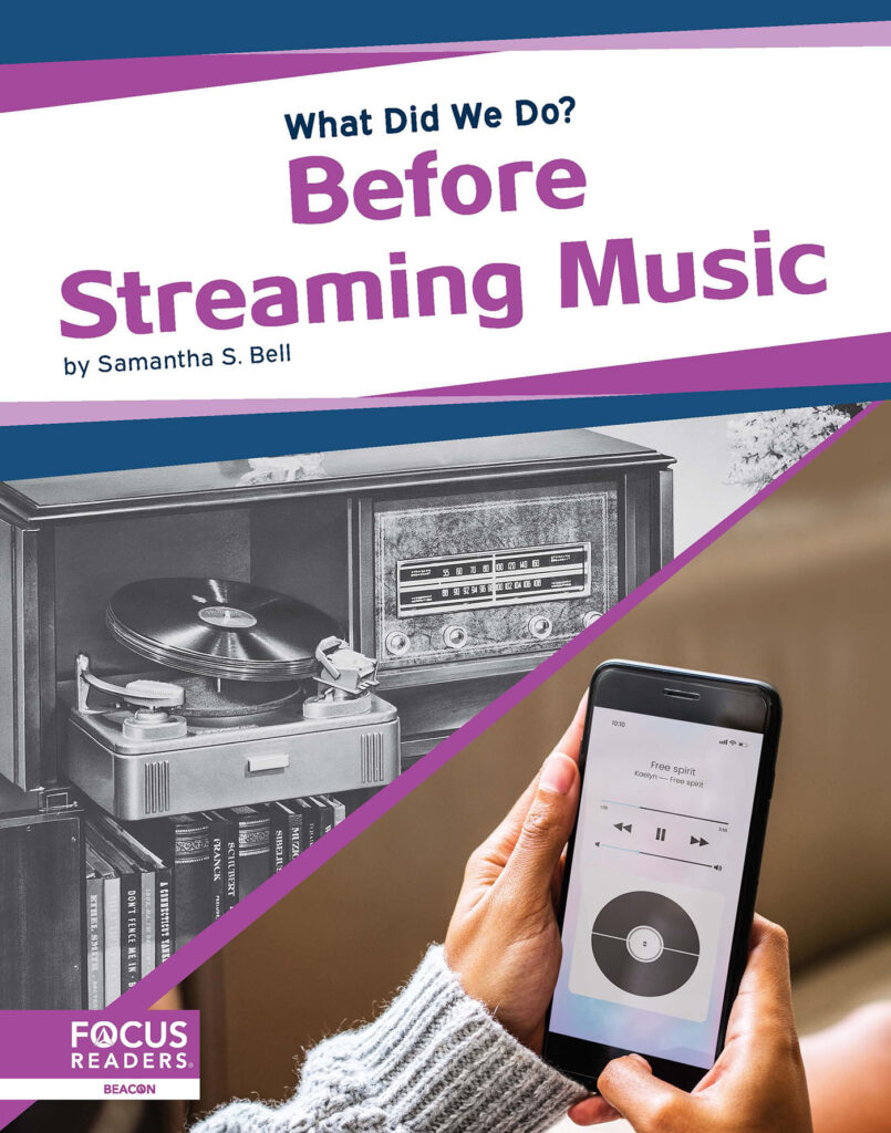 Travel back in time to find out what life was like before streaming music. Historical photographs, helpful infographics, and a “Blast from the Past” special feature provide readers an engaging overview of records, cassette tapes, and other ways people listened to their favorite tunes.