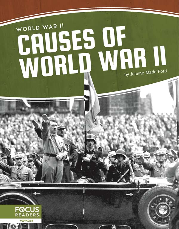 This book describes the events and alliances that led up to World War II, including the reasons that various nations joined the fight. In addition to historic photos, this book includes a table of contents, two infographics, critical thinking questions, two 