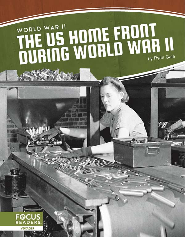 This book describes the ways that World War II affected production and daily life in the United States, as well as government programs for rationing, censorship, and propaganda. In addition to historic photos, this book includes a table of contents, two infographics, critical thinking questions, two 
