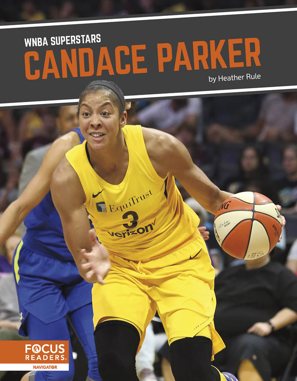This exciting book introduces readers to the life and career of WNBA superstar Candace Parker. The book also includes a table of contents, a Paving the Way special feature, an At a Glance section, informative sidebars, quiz questions, a glossary, additional resources, and an index. This Focus Readers series is at the Navigator level, aligned to reading levels of grades 3-5 and interest levels of grades 4-7.