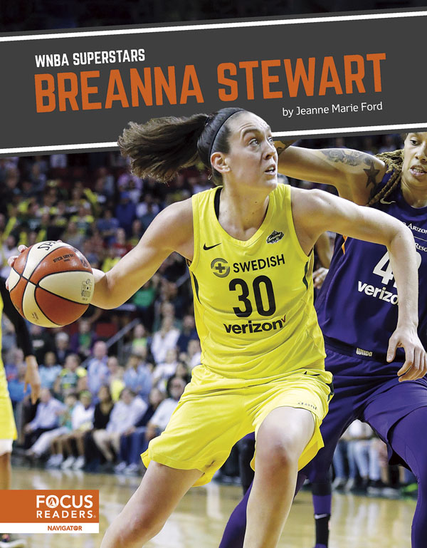This exciting book introduces readers to the life and career of WNBA superstar Breanna Stewart. The book also includes a table of contents, a Paving the Way special feature, an At a Glance section, informative sidebars, quiz questions, a glossary, additional resources, and an index. This Focus Readers series is at the Navigator level, aligned to reading levels of grades 3-5 and interest levels of grades 4-7.