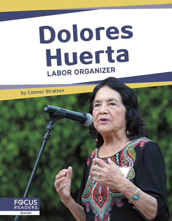 This fascinating book introduces readers to the life and work of Dolores Huerta, including the boycotts and marches she led to protect the rights of farmworkers. Historic images, “Did You Know?” sidebars, and a “Topic Spotlight” special feature provide added interest and context.