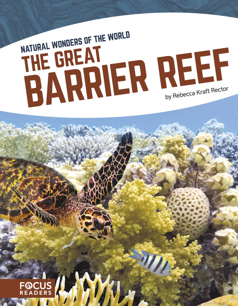 Explore the past, present, and future of the Great Barrier Reef. Beautiful photos, fact-filled text, and engaging infographics help readers learn all about this natural wonder and how to protect it long into the future.