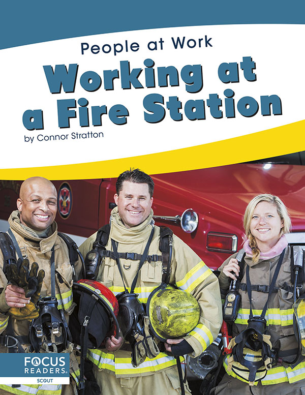This title introduces readers to the people who work at fire stations. Easy-to-read text, labeled photos, and a picture glossary make this book the perfect introduction to the topic.